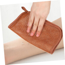 6pcs Double-layer Nylon Body Exfoliator Cloth Bath Scrubber Washcloth