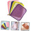 6pcs Double-layer Nylon Body Exfoliator Cloth Bath Scrubber Washcloth 1
