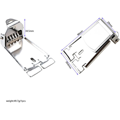 5-string Banjo Tailpiece Metal Replacement Silver Easy to Use Sturdy Banjo Accessory 1