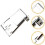 5-string Banjo Tailpiece Metal Replacement Silver Easy to Use Sturdy Banjo Accessory 7