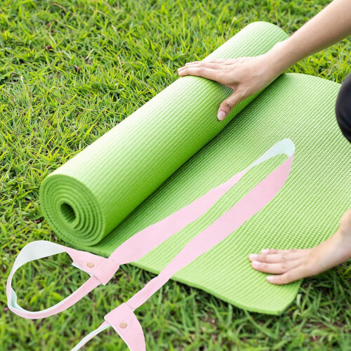 Tracolla regolabile in cotone per tappetino da yoga, leggera e resistente.