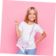 Einhorn-Schultertasche, Plüsch-Umhängetasche, Mini-Umhängetasche für Jungen und Mädchen