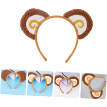 Apenoren hoofdband, dierenoren, cosplay, schattig, klein meisje, decoratief, feest, verkleed, Halloween accessoire