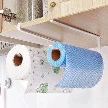 Dispensador de toallas de papel de acero inoxidable para puerta de armario (1 unidad)