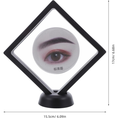 Augenbrauenform-Displayform mit 3D-Schweberahmen-Kosmetikvitrine 1