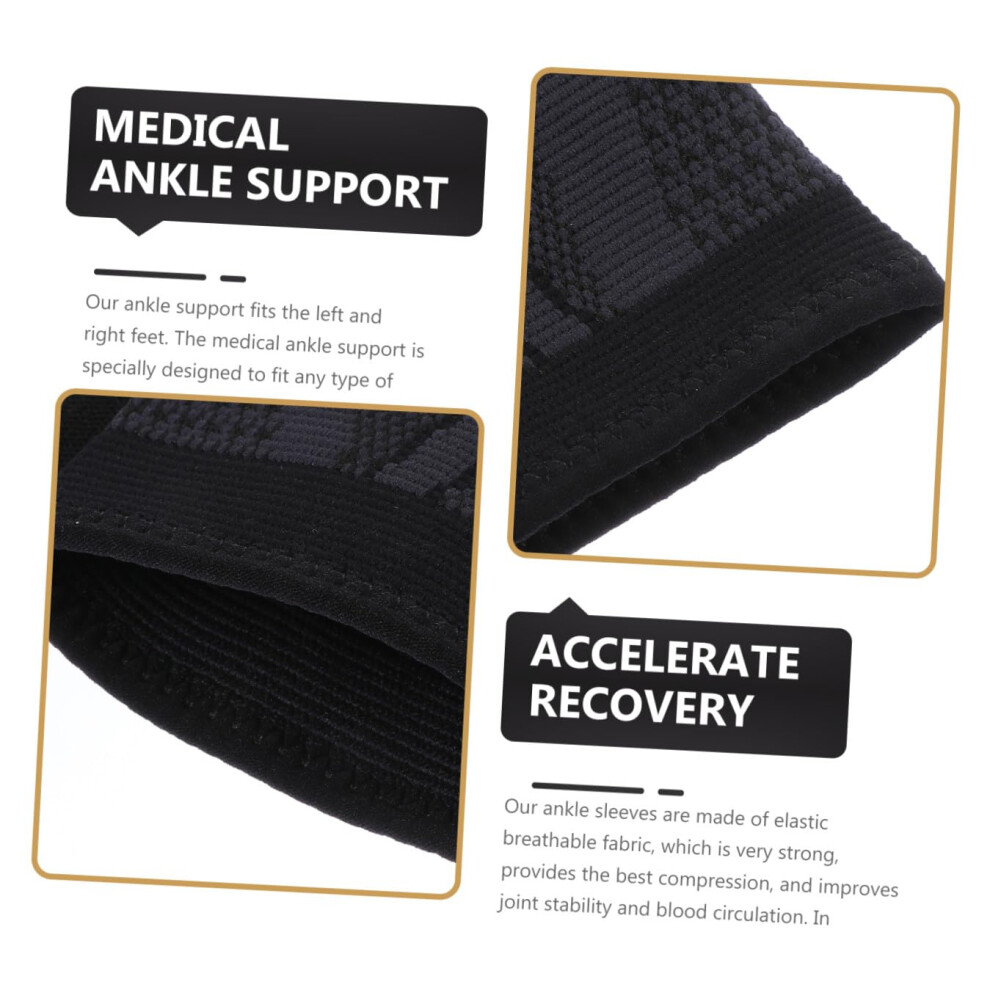 Hkhbjs Sports Ankle Brace Compression Support Breathable Warm Elastic Sleeve For Foot Ankle Sprains
