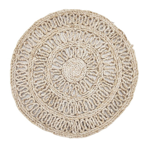 Natural Corn Husk Placemat 38cm