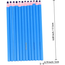 Matite per marcatura con cera rimovibile per cucito e tessuti, blu, non temperabili, cancellabili.