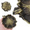 Copper Lotus Leaf Frog Ink Dish Decorative Desktop Calligraphy Ink Container 6