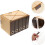 Large Capacity Disc Case Cds Storage Wallet with Wear-Resistant Plastic and Numbered 8