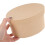 Oval Kraft Paper Cookie Box 18x13x10cm, Multi-Function Paper Cookie Container 2