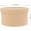Oval Kraft Paper Cookie Box 18x13x10cm, Multi-Function Paper Cookie Container 6