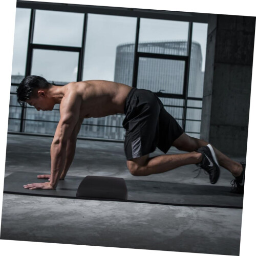 Foldable Abdominal Exercise Pad Sit Up Mat with Back Support Fitness Training Cushion