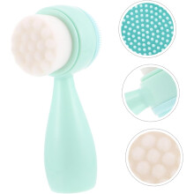 Spazzola detergente viso in silicone esfoliante per una pulizia delicata, strumento per la cura della pelle a casa