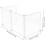 Sneeze Guard Desk Divider Panel 60x30x30cm Plastic Desktop Partition Removable Protective Screen 2