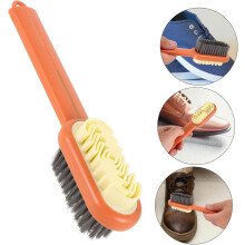 Shoe Brush for Mud Stains Double-Sided Soft Rubber Brush Household Cleaning Tool
