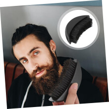 Perie de barbă pentru bărbați, perie de curățare a bărbii masculine, design portabil