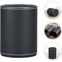Schreibtisch-Stiftehalter aus Leder, Brillenaufbewahrungsbox, Design für Make-up-Pinsel und Büroartikel-Organizer