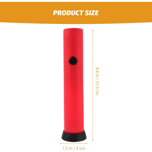 Automatic Coffee Frother Tool Handheld Coffee Drinking Foam Maker Red Abs 1