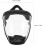 1pcs Full Face Welding Goggles Industrial Welding Goggles Comfortable Adjustable Black Plastic Protective Shield 2