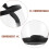 1pcs Full Face Welding Goggles Industrial Welding Goggles Comfortable Adjustable Black Plastic Protective Shield 3