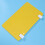 Yellow Acrylic Desk Divider 50cm x 30cm Office Desktop Partition Board 4