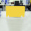 Yellow Acrylic Desk Divider 50cm x 30cm Office Desktop Partition Board 5