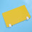 Yellow Acrylic Desk Divider 50cm x 30cm Office Desktop Partition Board 7