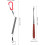 Extractor de anzuelos de acero inoxidable con mango de madera, 18 cm. 2
