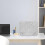 Acoustic Felt Desk Divider Panel 40x30cm Light Grey Privacy Screen for Students Office Table 4