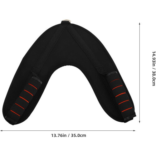 Pull up Arm Straps Fitness Training Belt with Foam Handle Striped Grip 1