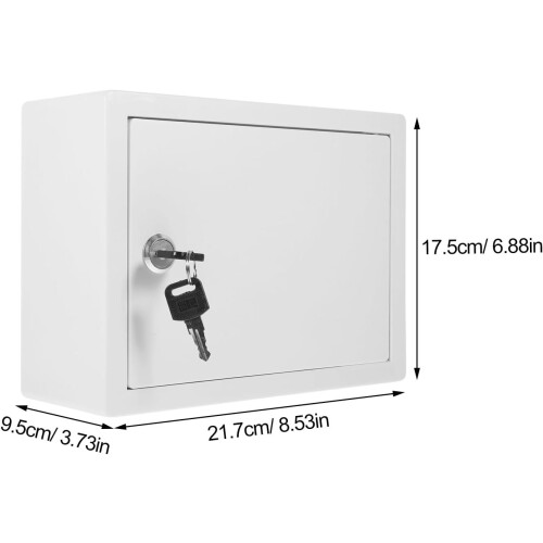 Lockable Plastic Wall Mounted Mailbox for Home Use Lightweight and Sturdy Milk Box 1