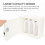 Lockable Plastic Wall Mounted Mailbox for Home Use Lightweight and Sturdy Milk Box 7