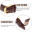 Cowhide Adjustable Watch Strap Brown High-end Stylish Comfortable Universal Quick Release Watch Band 5