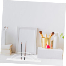 Acryl-Bogen-Make-up-Pinselständer, Stiftehalter, Make-up-Pinsel-Aufbewahrungsorganizer, stabiler Stiftehalter für Badezimmer-Waschtisch