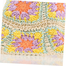 Strandhut mit Krempe für stylischen Bucket Hat mit Blumenmuster, leicht und strapazierfähig, Sonnenschutz