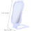 Retro Folding Dressing Mirror Plastic Desktop Cosmetic Mirror for Makeup Floral Design 1