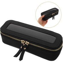 Portable Travel Toiletry Bag for Women Makeup Organizer Zipper Skincare Pouch for Essentials Travel Accessories