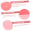Face Massage Ice Roller Mold Pink Silicone Skin Care Tool 2