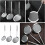 Fine Mesh Strainers with Hanging Storage Stainless Steel 3pcs 4