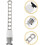 Portable Window Frame Clothes Hanger Multi-Functional Drying Rack Abs Material Creative Design Minimalist Style 6