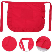 Halblange Kochschürze, faltbar, leicht, aus Polyester, praktisch für die Küche