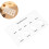 Bead Measuring Tool Acrylic Jewelry Crafts Sizing Reference Guide for Beads and Pearls 8