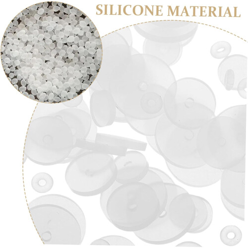 Chiusure e cuscinetti di supporto in silicone per orecchini da donna, accessori per gioielli in morbido silicone 2