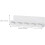 White Wall Mounted Key Holder Solid Pp Material Extra Storage Key Organizer 2