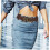 Ζώνη Vintage Rivet για γυναίκες Western με διακοσμητική αγκράφα 6