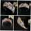 Μπαρόκ Τιάρα Στέμμα Headpiece Rhinestone Κρύσταλλο Ελαφρύ Γάμος Νυφικό Πριγκίπισσας Headpiece 3