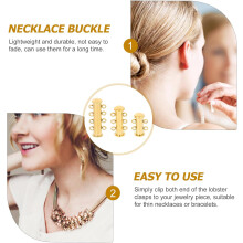Schmuck-Layering-Verschlüsse, 3-teiliges Set aus Edelstahl für Halsketten und Armbänder, geeignet für mehrreihige DIY-Schmuckkreationen