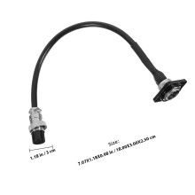 Konferenzmikrofonkabel, Mikrofonanschlusskabel, Mikrofondraht, Zinklegierung, Kupfer, PVC, D-Stecker, Rundloch