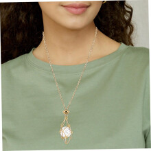 Crystal Pendant Necklace Stone Holder for Crystal Holder Necklace Net Bag for Hanging Decor